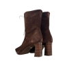 Botki Damskie Hispanitas HI265227 Espresso Skóra Naturalna