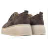 KOBBO 41535 Sneakersy Damskie Brązowe na Platformie