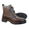 Botki Damskie Cathay Moda 5057-2 Brązowe Eleganckie