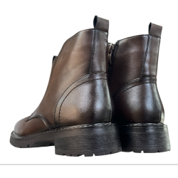 Botki Damskie Cathay Moda 5057-2 Brązowe Eleganckie