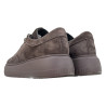KOBBO 41526 Sneakersy Damskie Brązowe Skóra Naturalna