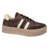 Sneakersy Damskie Kampa N1234 Brązowe Skóra Naturalna