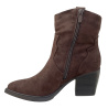 M.Daszyński MR2520-1 Botki Damskie Brązowe Dark Brown