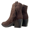 M.Daszyński MR2520-1 Botki Damskie Brązowe Dark Brown
