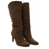 Kozaki damskie M.DASZYŃSKI SA271-6 Dark Brown