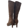 Kozaki damskie M.DASZYŃSKI SA271-6 Dark Brown