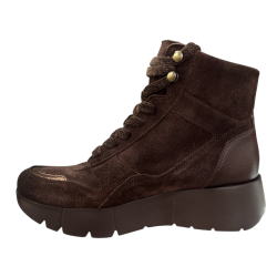 Botki damskie Hispanitas HI265117 Espresso zamszowe