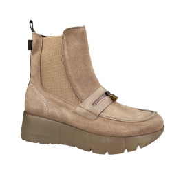 Botki Damskie Hispanitas HI265153 Beż Taupe Skóra Naturalna Zamszowe