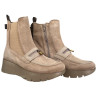 Botki Damskie Hispanitas HI265153 Beż Taupe Skóra Naturalna Zamszowe
