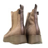 Botki Damskie Hispanitas HI265153 Beż Taupe Skóra Naturalna Zamszowe