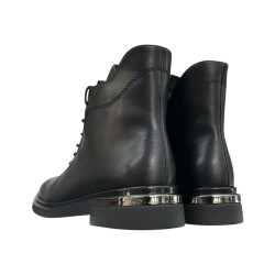 Botki damskie Goodin SZ-26008 czarne skóra naturalna
