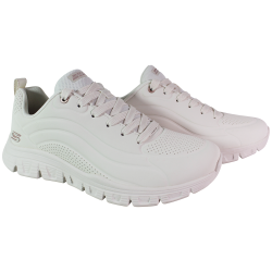Buty Damskie Skechers 117704 Beżowe Sportowe Memory Foam