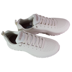 Buty Damskie Skechers 117704 Beżowe Sportowe Memory Foam