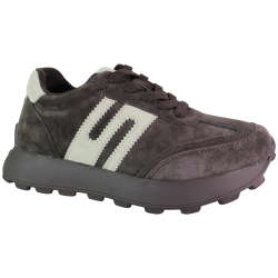 Sneakersy damskie Jankowski JK/A-3-811 skóra naturalna brązowe zamszow