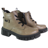 Botki damskie T.Sokolski Z25-291 skóra taupe lico płaskie