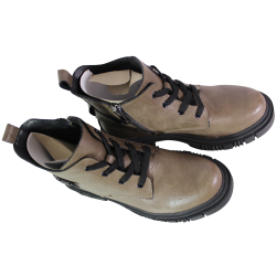 Botki damskie T.Sokolski Z25-291 skóra taupe lico płaskie