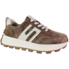 Sneakersy damskie Goodin GD-XW-1076 skóra naturalna brązowe zamszowe