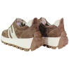 Sneakersy damskie Goodin GD-XW-1076 skóra naturalna brązowe zamszowe