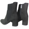 Botki damskie Marco Tozzi 2-25392-41 czarne zamszowe na klocku eleganc