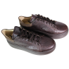 Sneakersy damskie Kampa N408S2 skóra brązowe lico czekoladowe