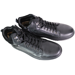 Buty męskie zimowe T.Sokolski Z25-106 skóra naturalna czarne lico ocie