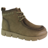 Botki damskie Vinceza 67013 skóra naturalna zielone khaki nubukowe