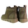 Botki damskie Vinceza 67013 skóra naturalna zielone khaki nubukowe
