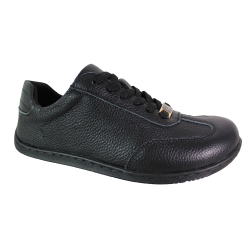 Sneakersy damskie Goodin GD-XW-1116 czarne skórzane barefoot