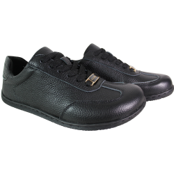 Sneakersy damskie Goodin GD-XW-1116 czarne skórzane barefoot