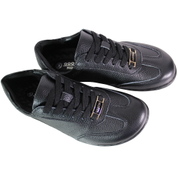 Sneakersy damskie Goodin GD-XW-1116 czarne skórzane barefoot
