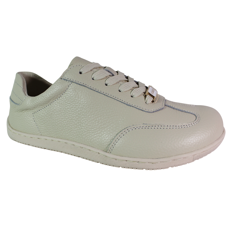 Sneakersy damskie Goodin GD-XW-1116 beżowe skórzane barefoot