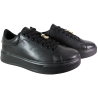 Sneakersy damskie Cambell 26-19379 czarne skórzane licowe