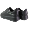Sneakersy damskie Cambell 26-19379 czarne skórzane licowe
